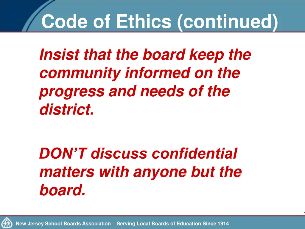 code of ethics continued 4