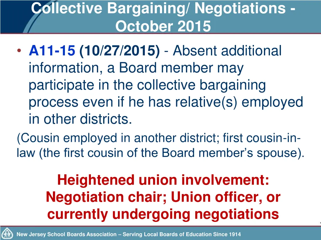 collective bargaining negotiations october 2015