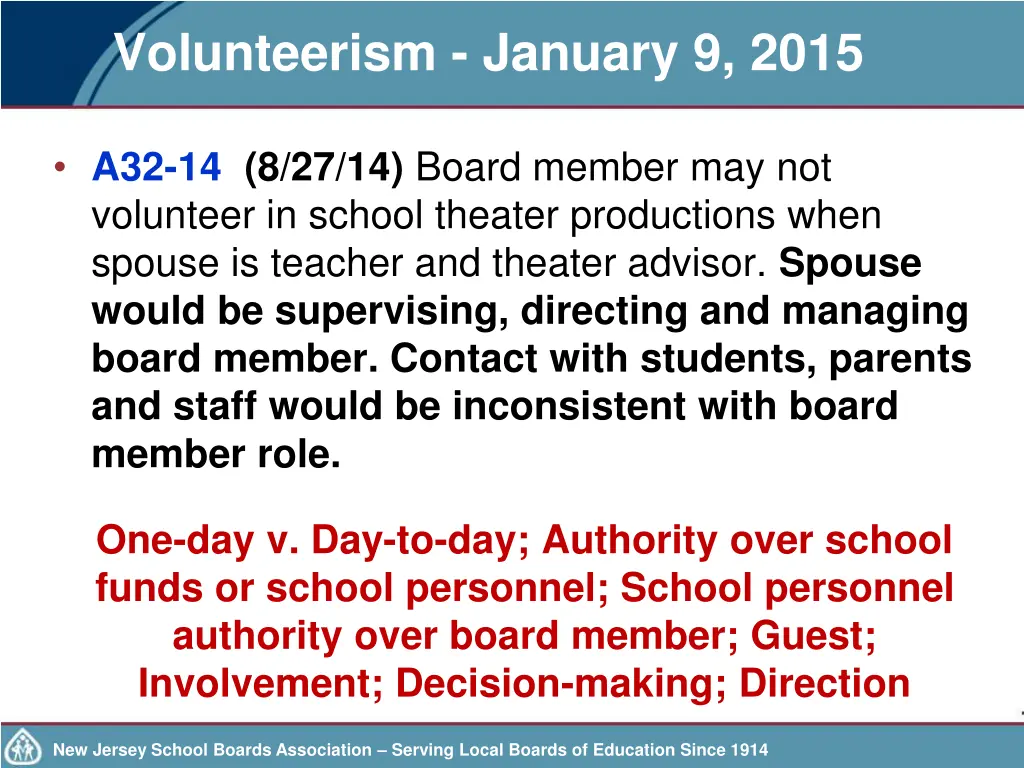 volunteerism january 9 2015