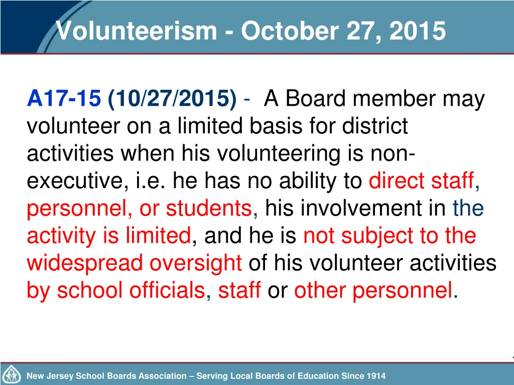 volunteerism october 27 2015