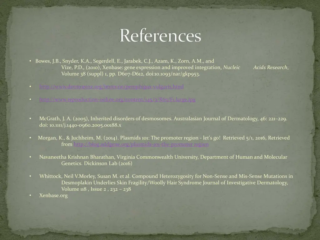 references