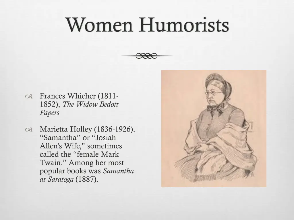 women humorists