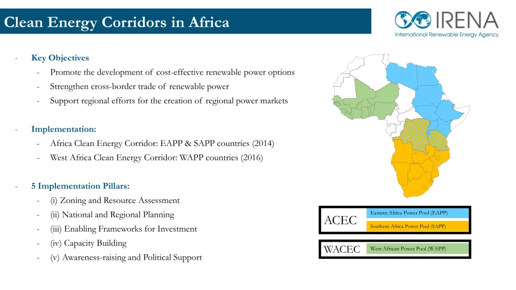 clean energy corridors in africa