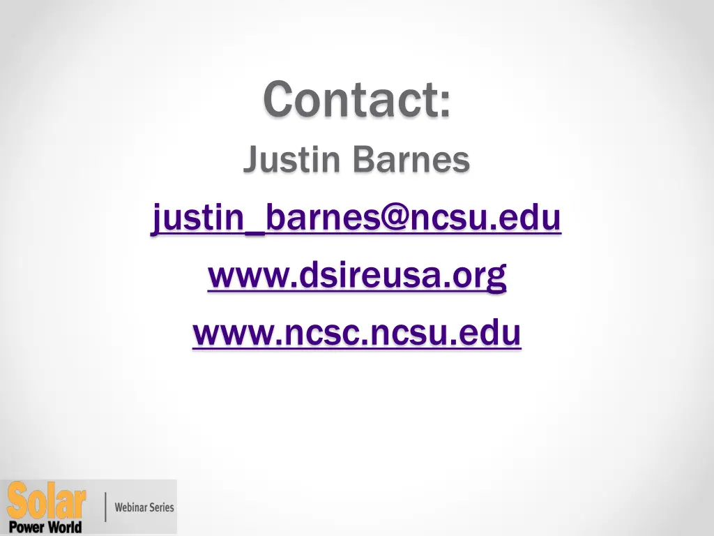 contact justin barnes justin barnes@ncsu