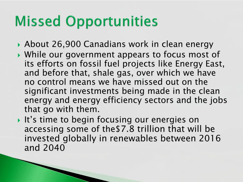 about 26 900 canadians work in clean energy while