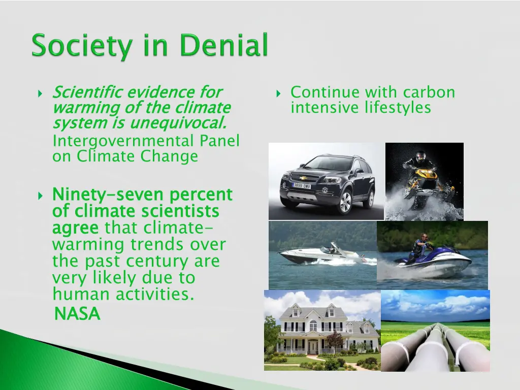 scientific evidence for warming of the climate