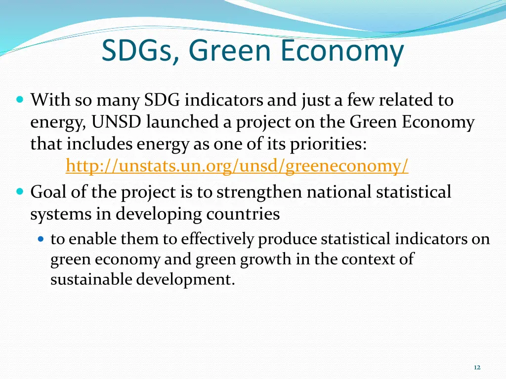 sdgs green economy