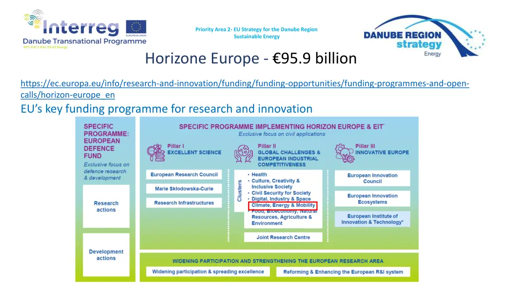 priority area 2 eu strategy for the danube region 12