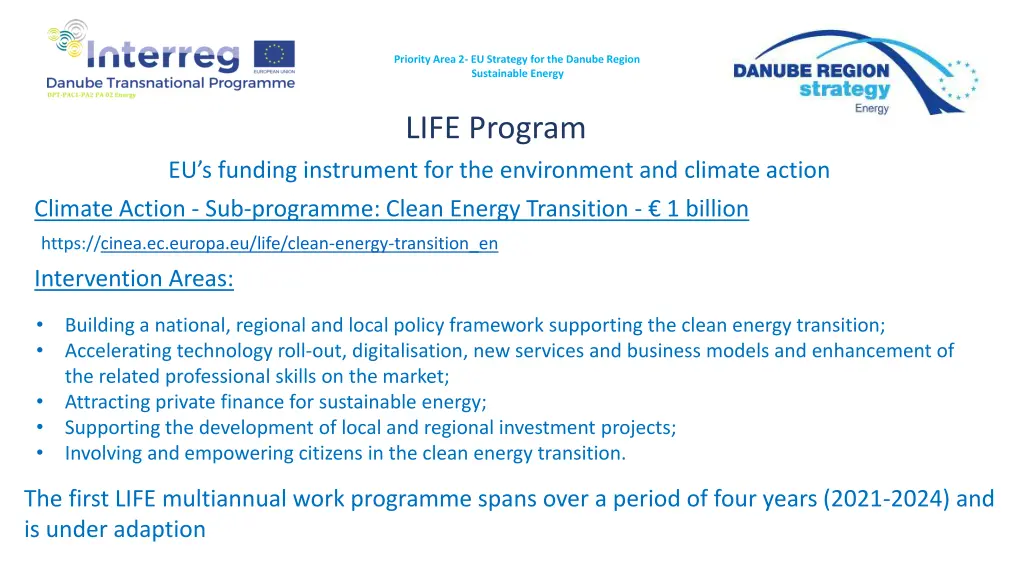 priority area 2 eu strategy for the danube region 14