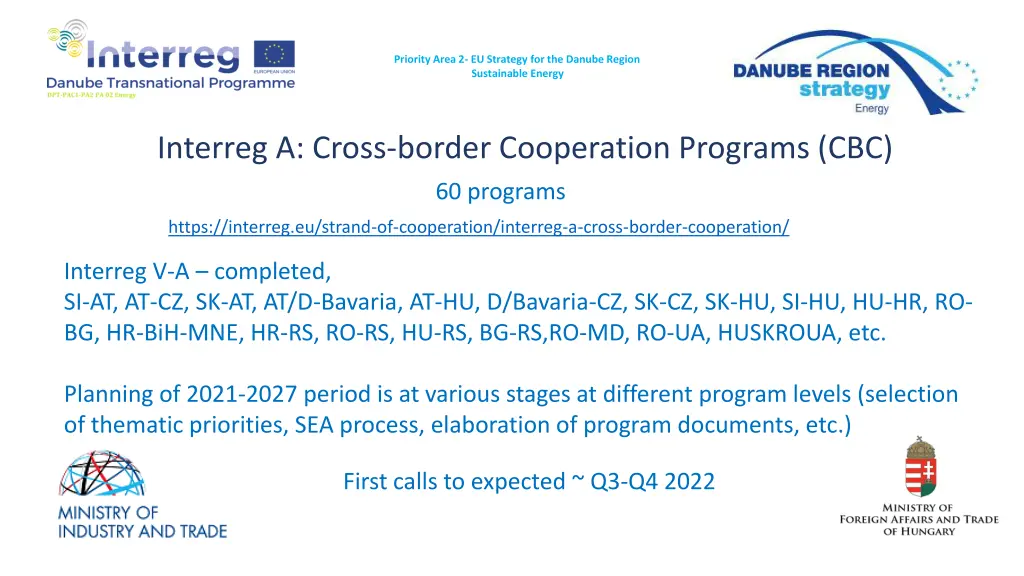 priority area 2 eu strategy for the danube region 6