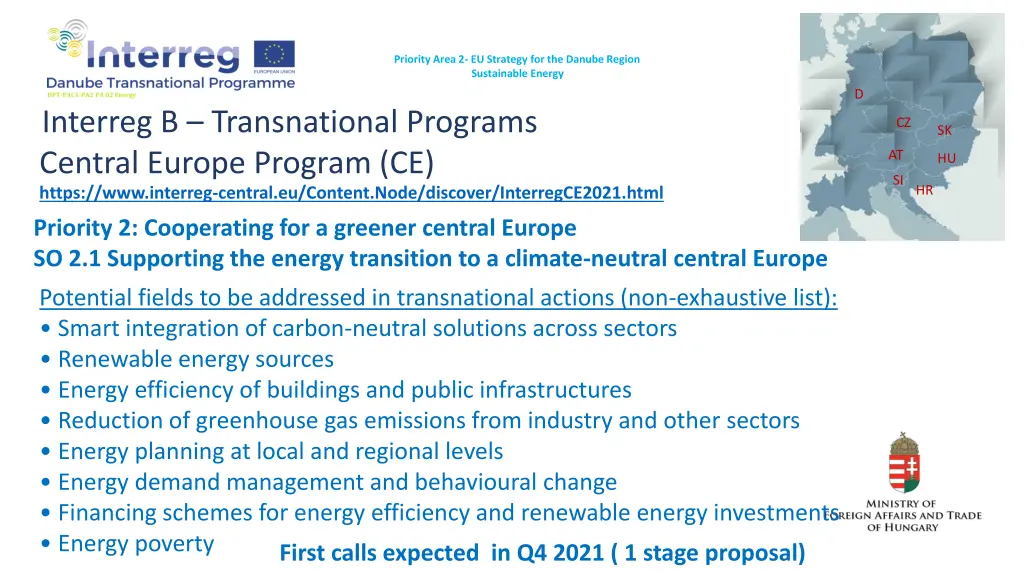 priority area 2 eu strategy for the danube region 9