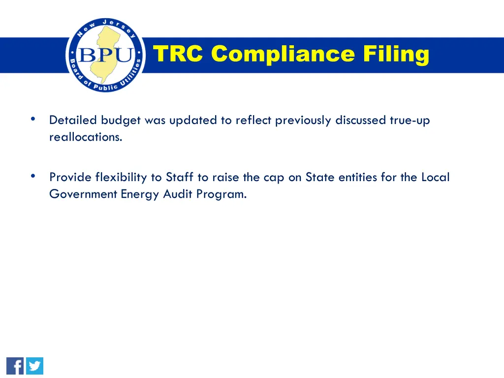 trc compliance filing