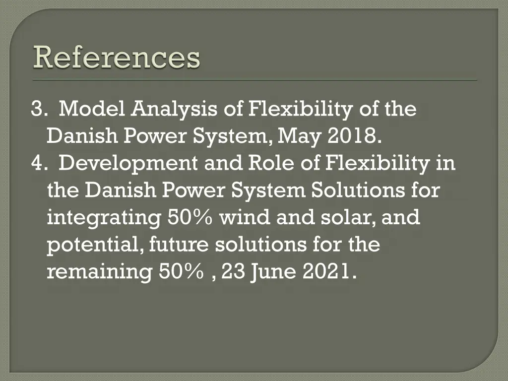 3 model analysis of flexibility of the danish