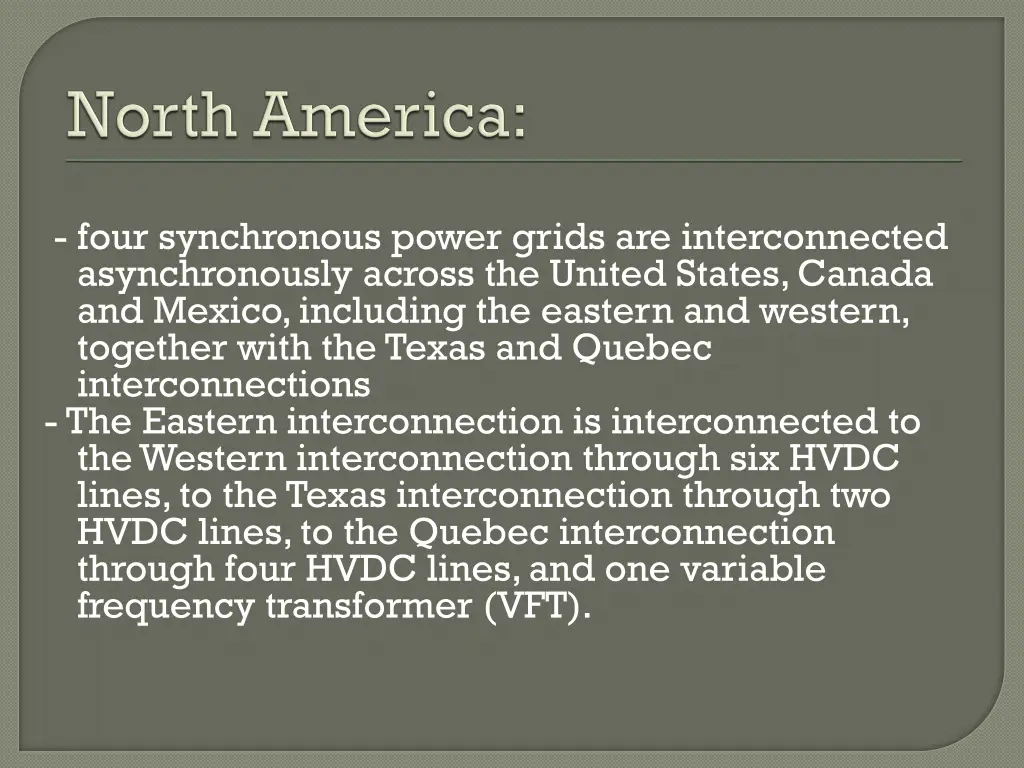 four synchronous power grids are interconnected