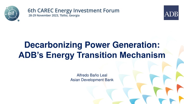 energy transition mechanism decarbonizing power