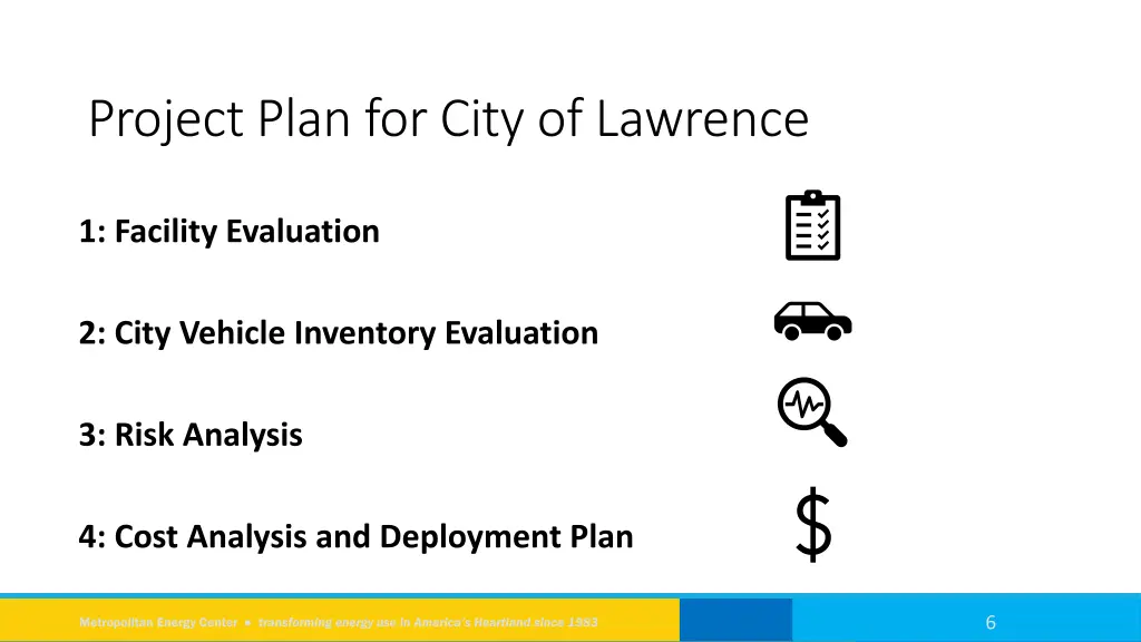 project plan for city of lawrence