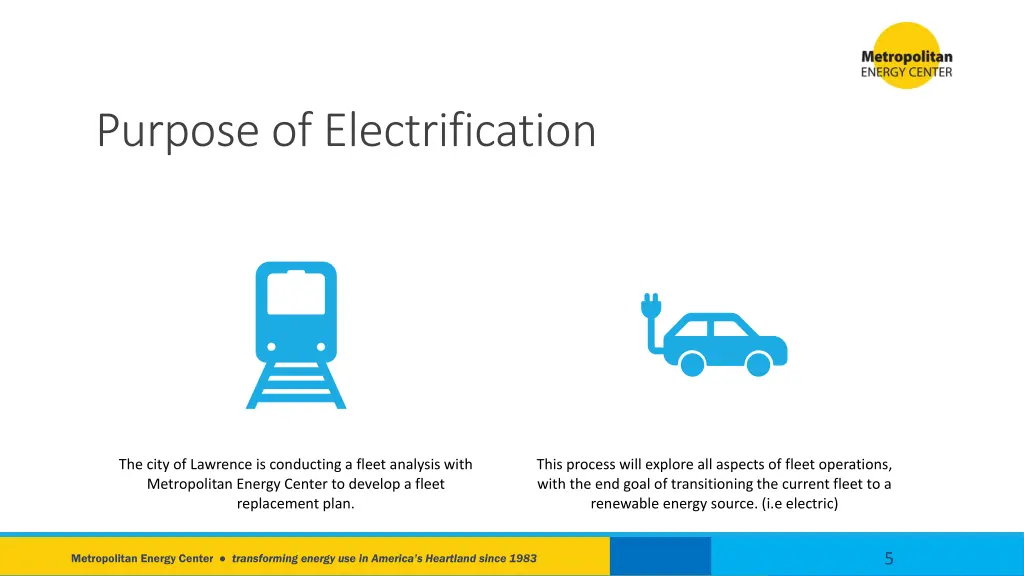 purpose of electrification