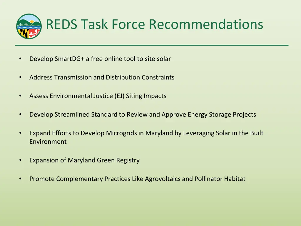 reds task force recommendations 1