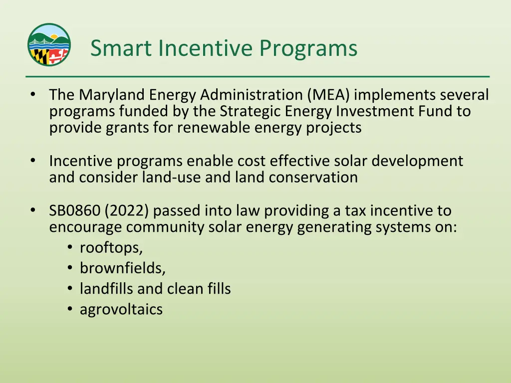 smart incentive programs