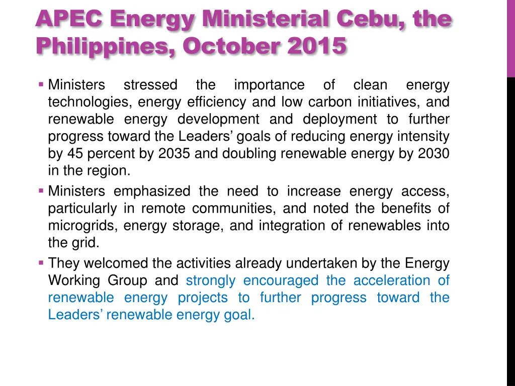 apec energy ministerial cebu the philippines