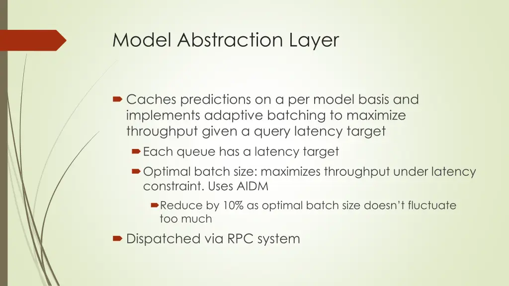 model abstraction layer