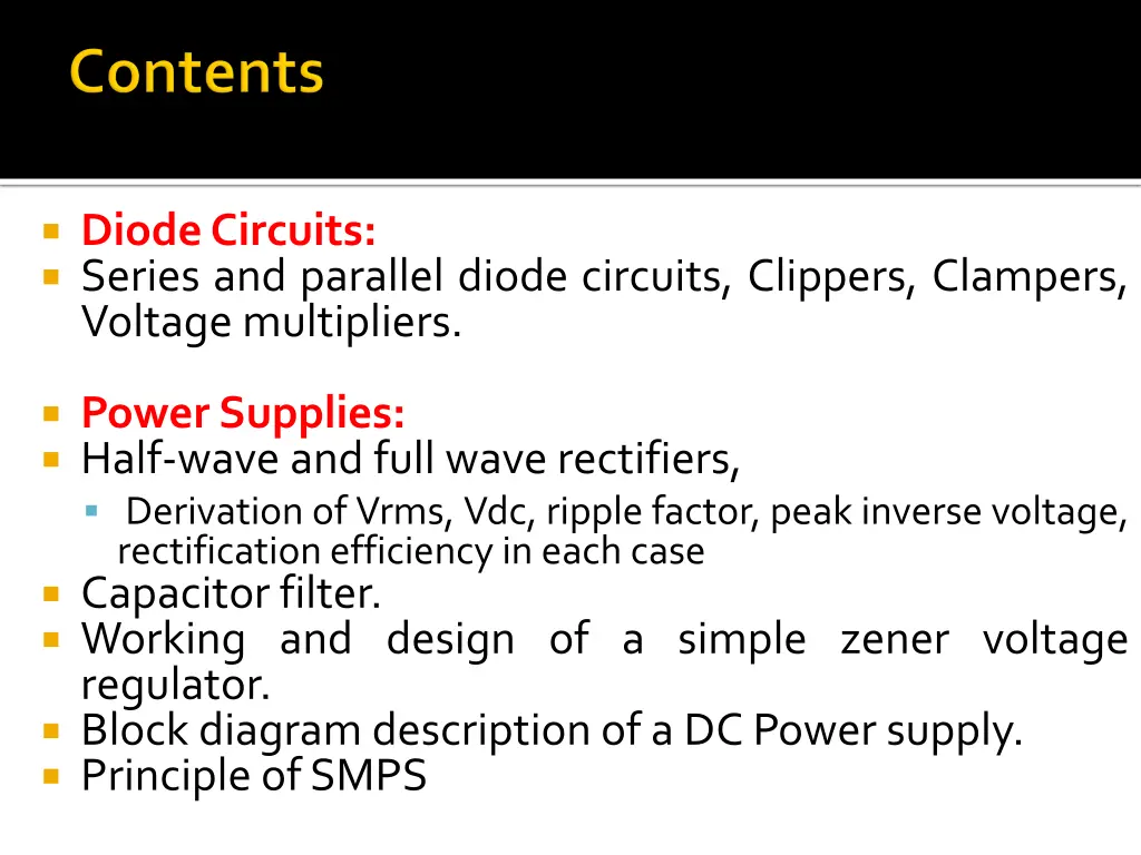 diodecircuits series and parallel diode circuits