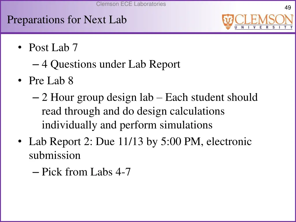 clemson ece laboratories 48