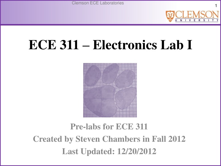 clemson ece laboratories