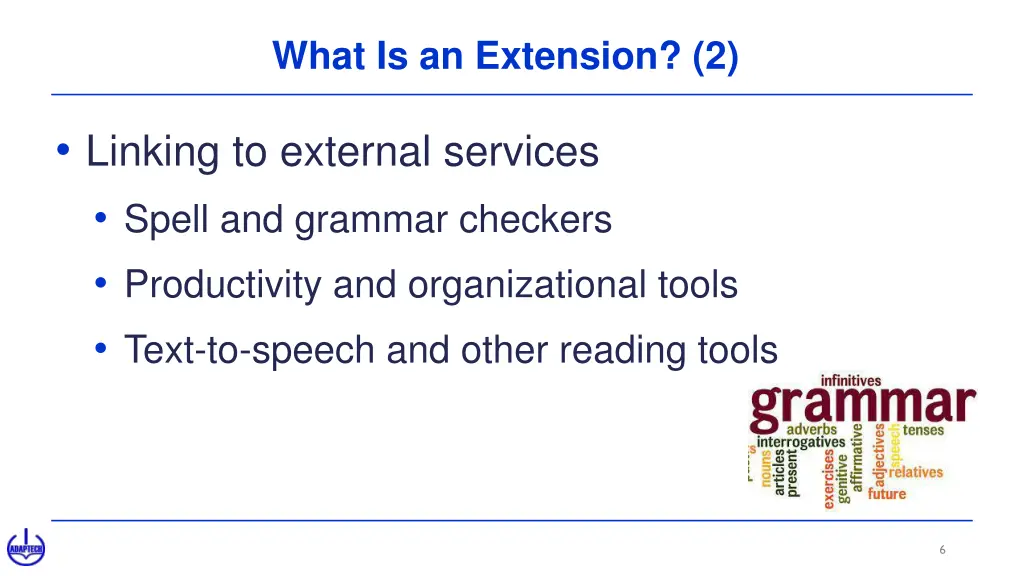 what is an extension 2