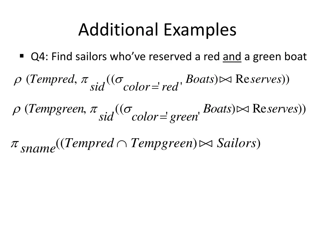 additional examples 7