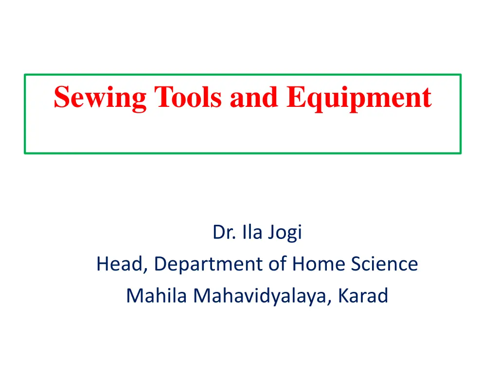 sewing tools and equipment 1