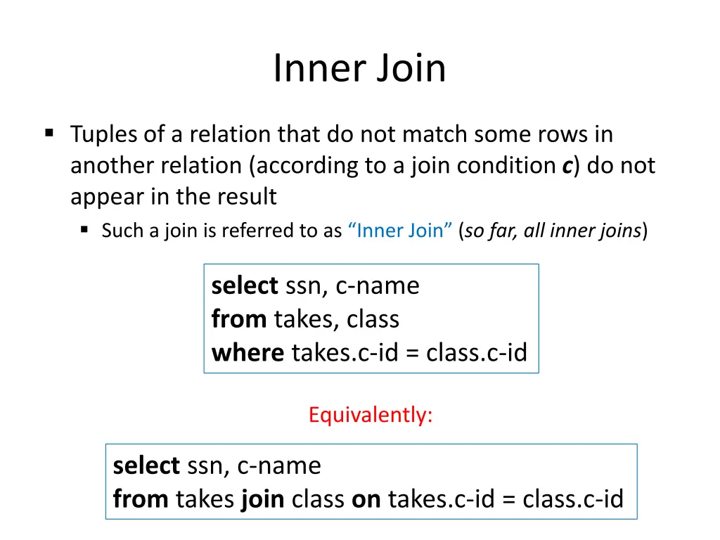 inner join