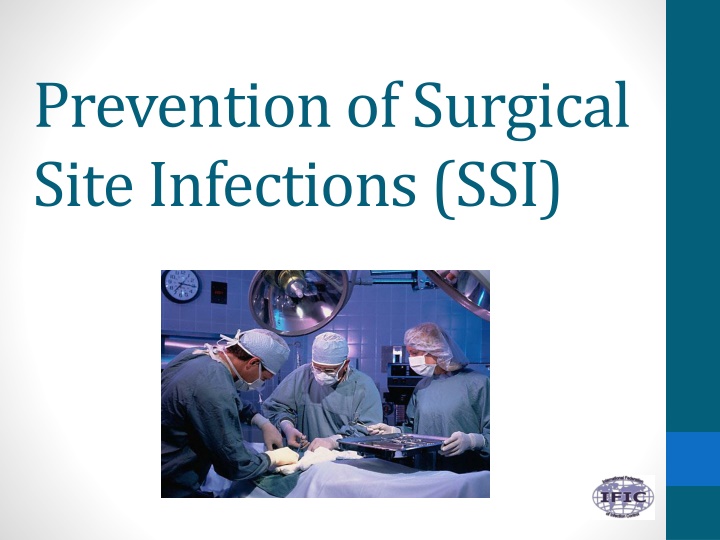 prevention of surgical site infections ssi