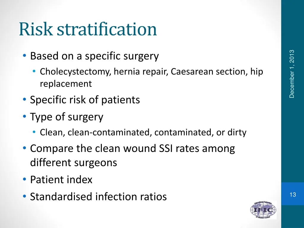 risk stratification