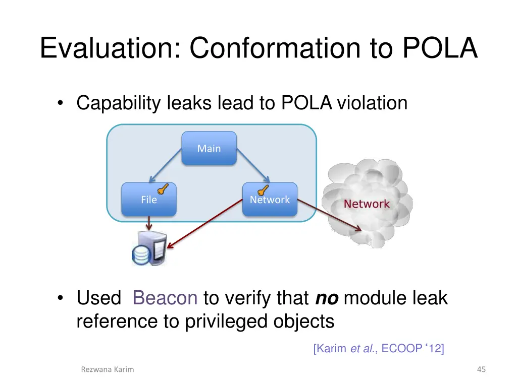 evaluation conformation to pola