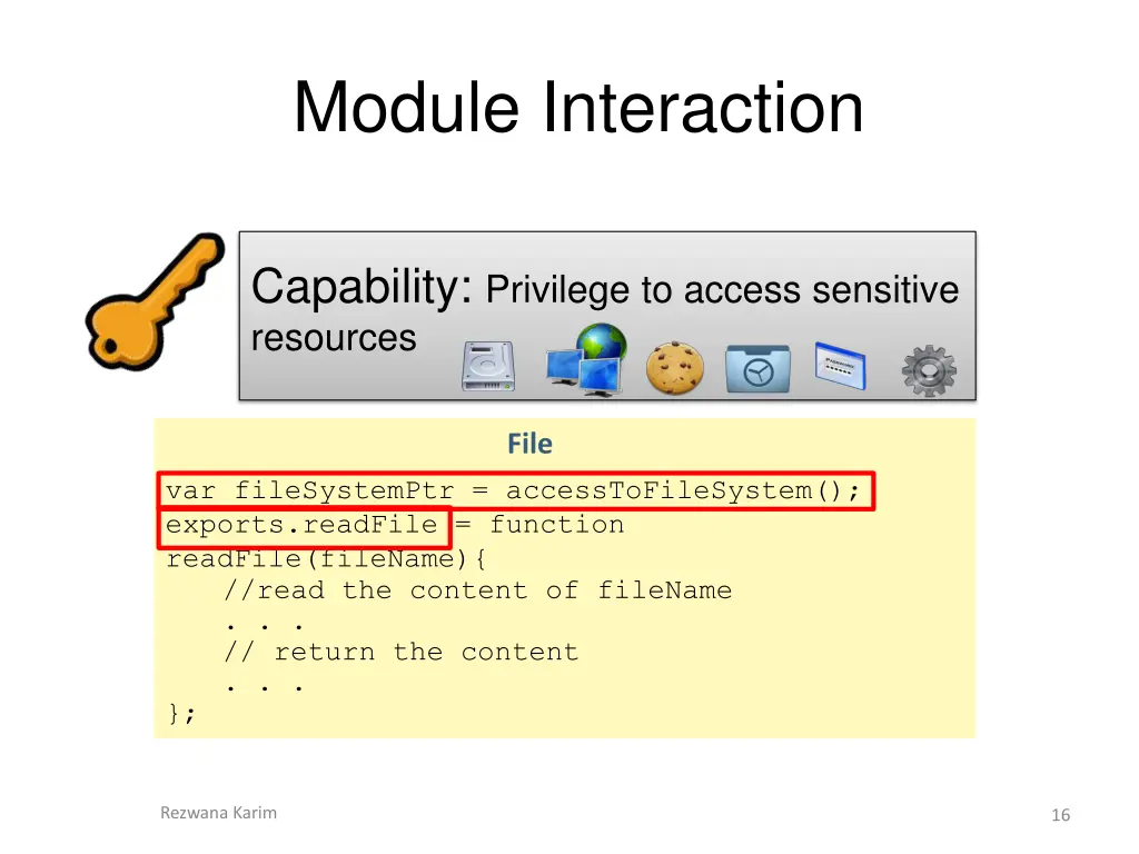 module interaction