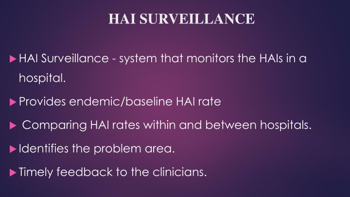 hai surveillance