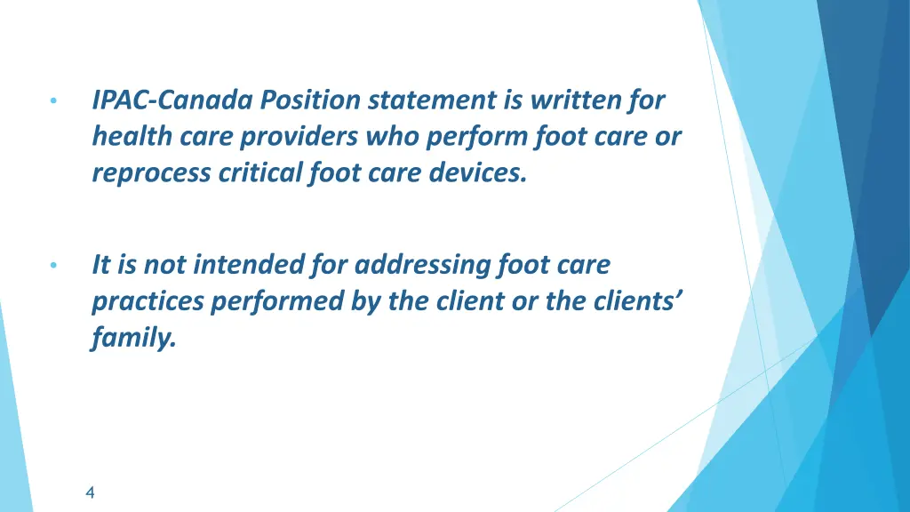 ipac canada position statement is written