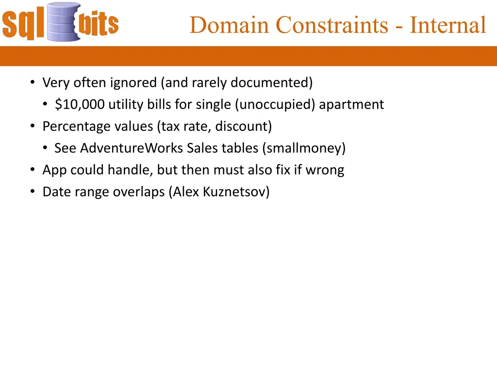 domain constraints internal