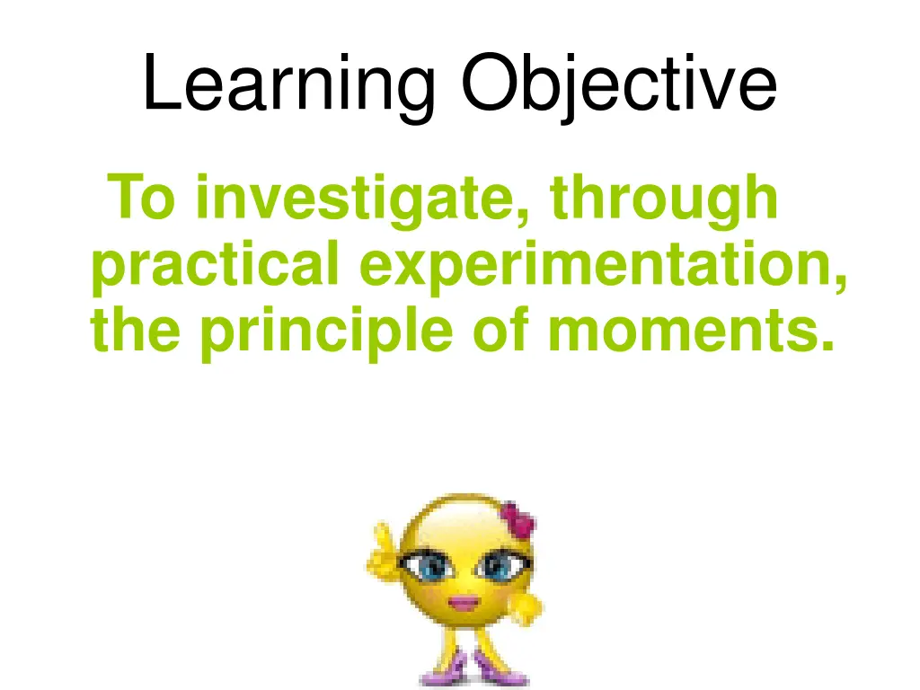 learning objective