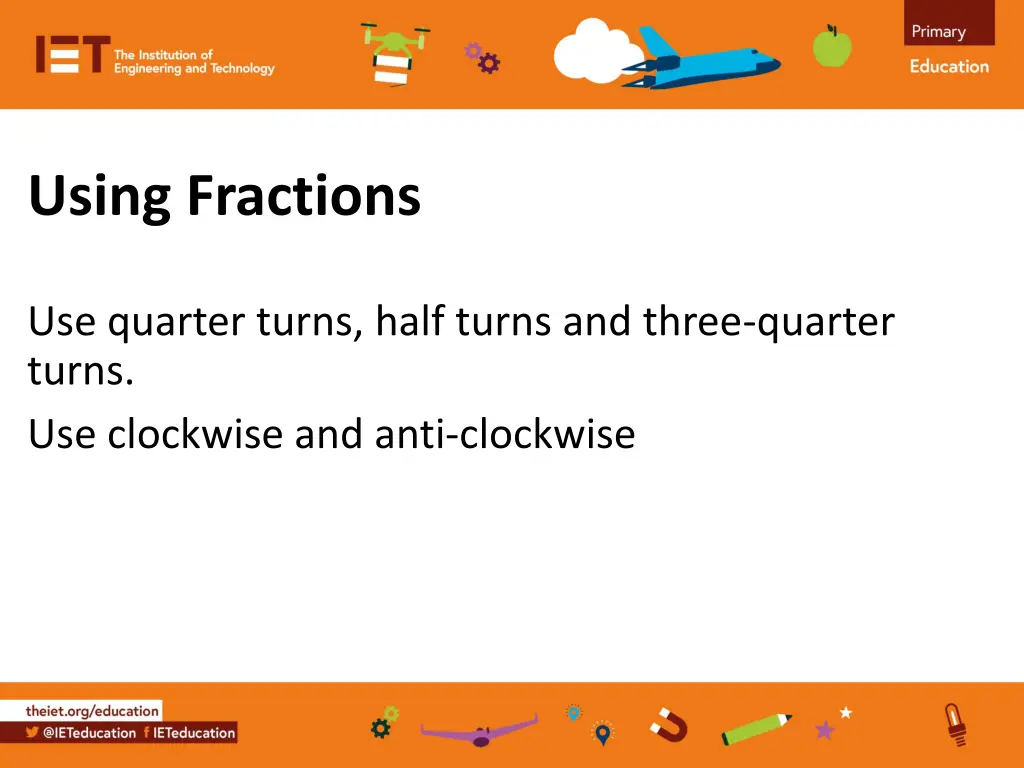 using fractions