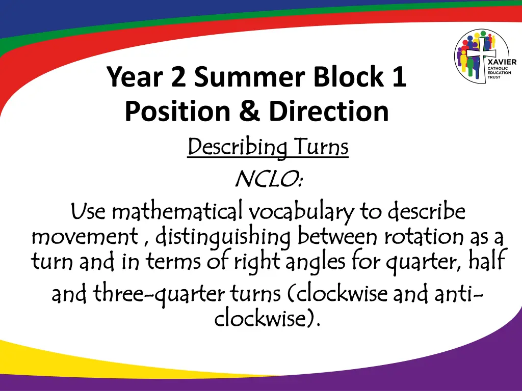 year 2 summer block 1 position direction 1