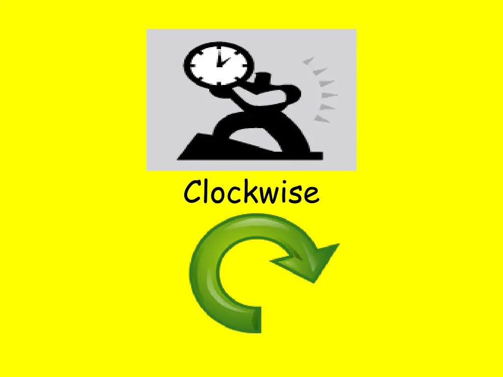 clockwise