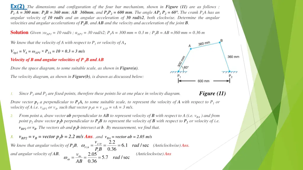 ex 2 the dimensions and configuration of the four