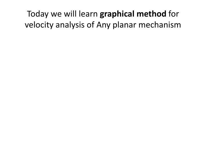 today we will learn graphical method for velocity