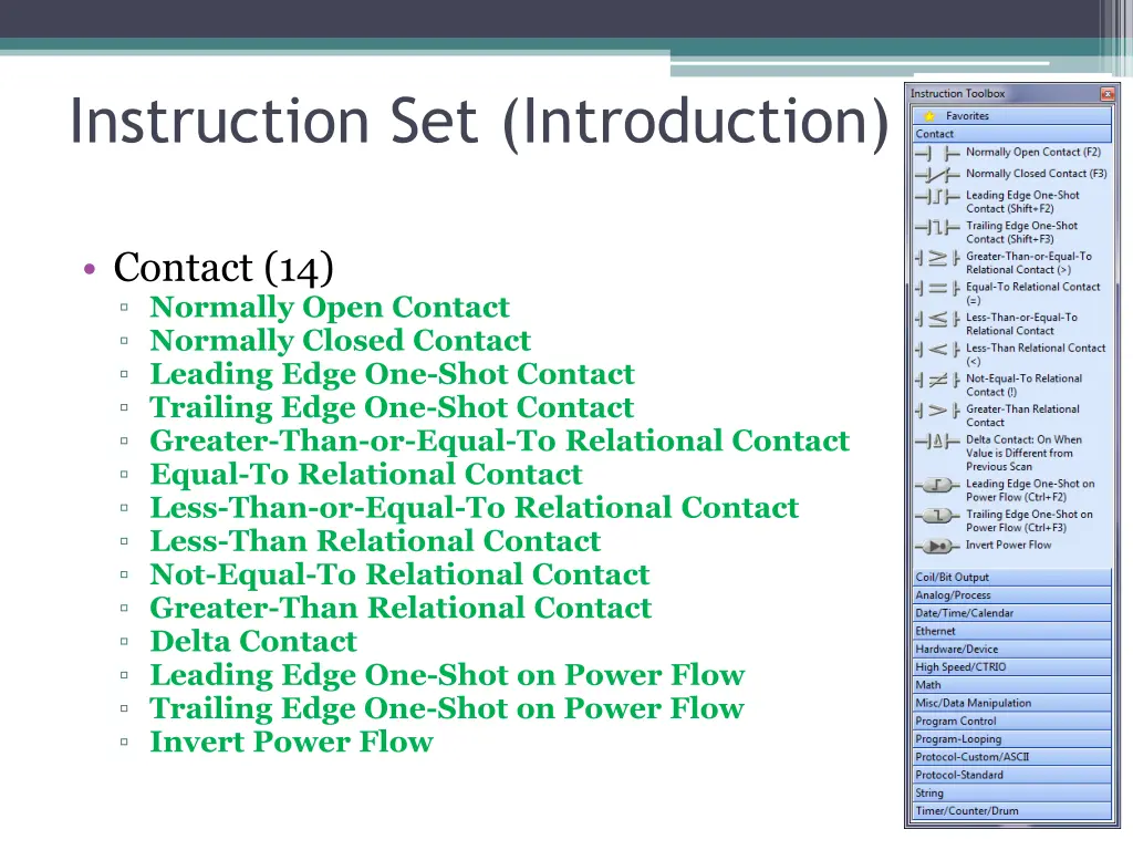 instruction set introduction 3