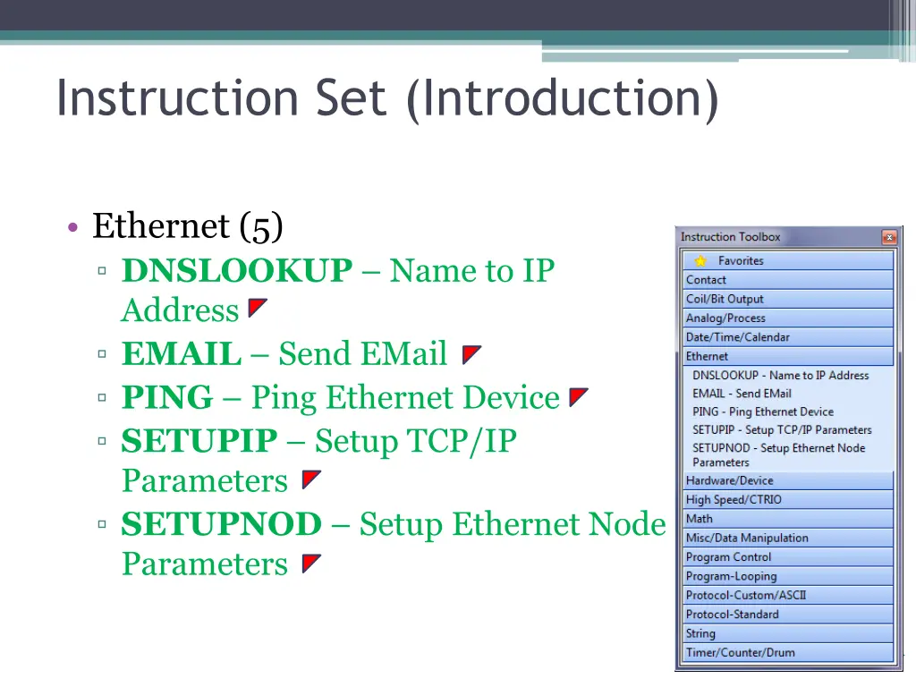 instruction set introduction 6