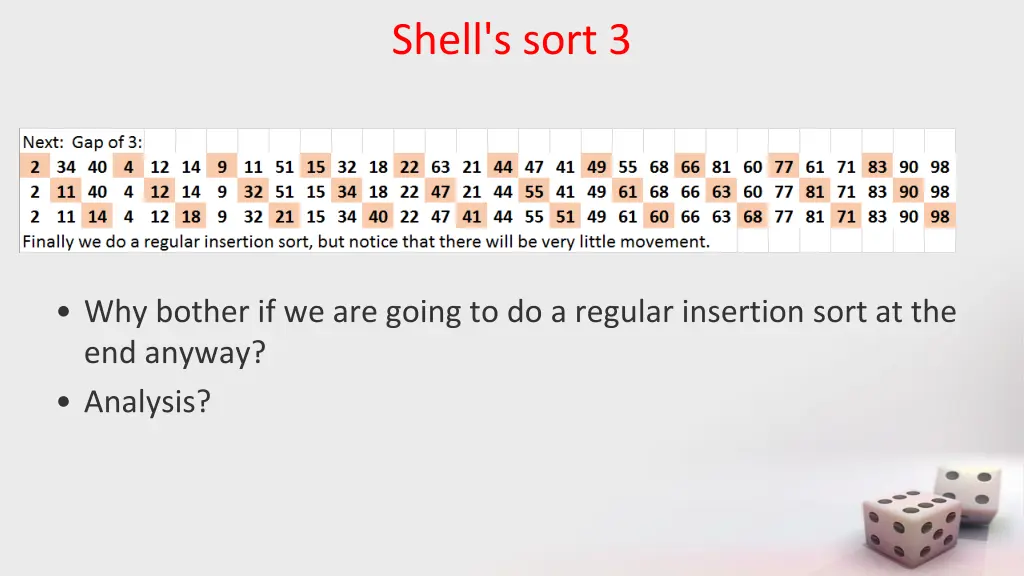 shell s sort 3