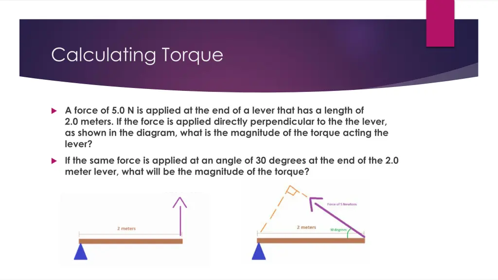 calculating torque