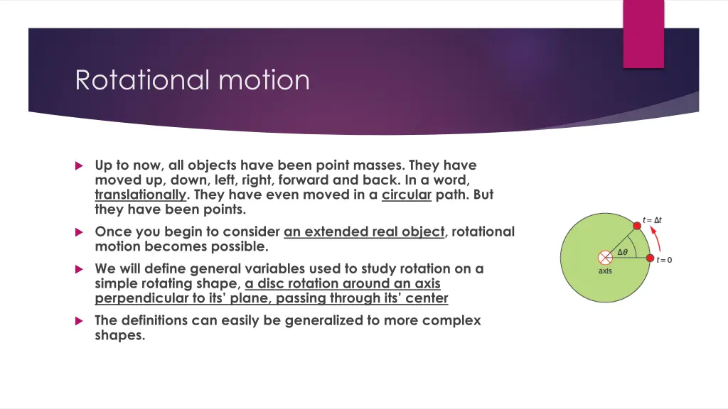 rotational motion